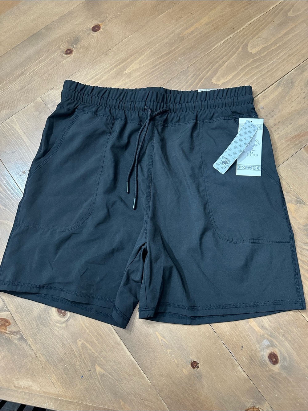 Beverly Hills Polo Club Shorts Women's L Black Comfort Activewear Stretch
NWT